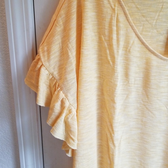 #NWT A.N.A GOLDENROD YELLOW BLOUSE SZ XXLT🌷 - Picture 2 of 5